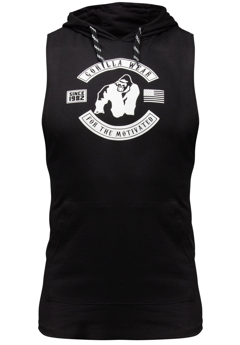 Load image into Gallery viewer, Gorilla Wear - Lawrence Hooded Tank Top - Black
