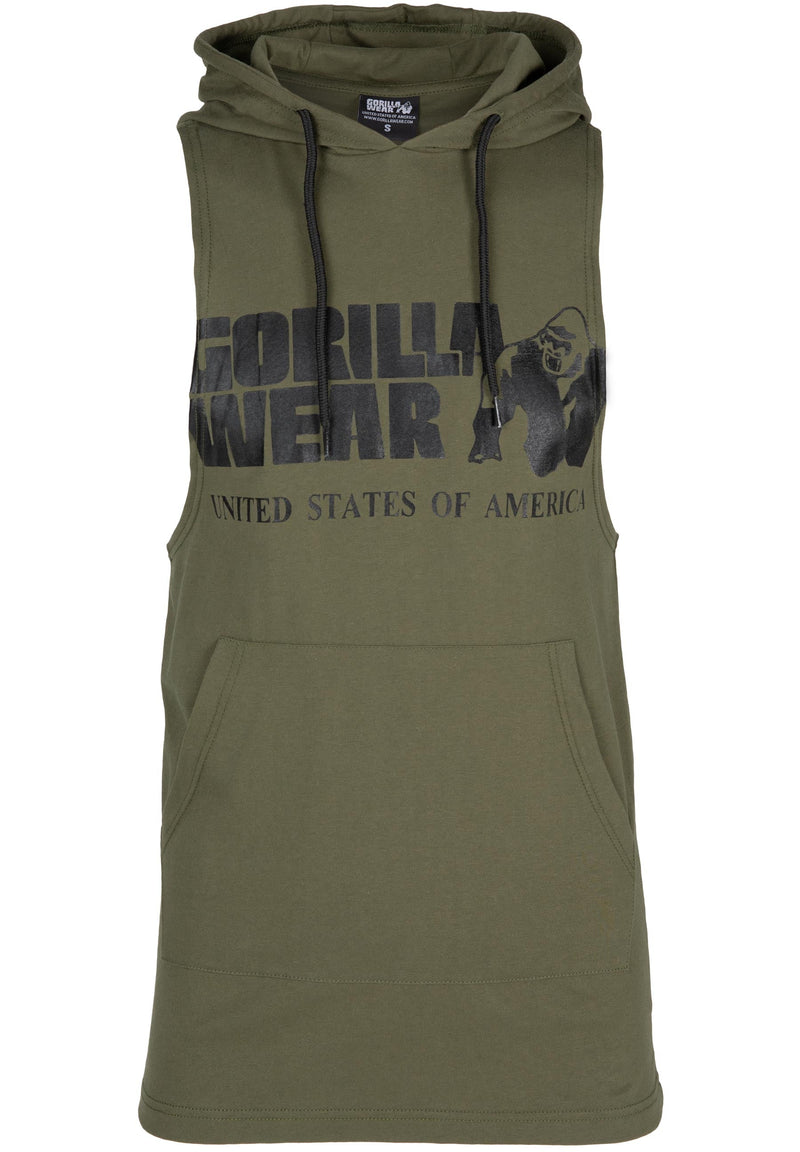 Load image into Gallery viewer, Gorilla Wear - Rogers Hooded Tank Top - Green