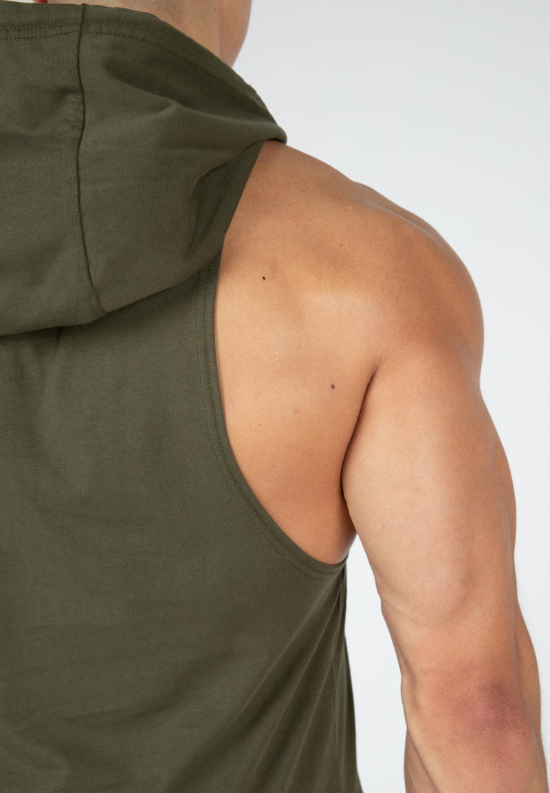 Load image into Gallery viewer, Gorilla Wear - Rogers Hooded Tank Top - Green
