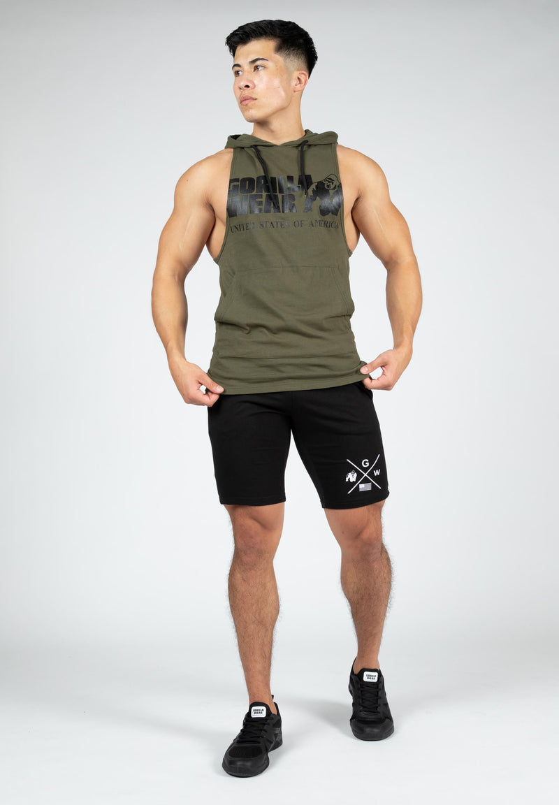 Load image into Gallery viewer, Gorilla Wear - Rogers Hooded Tank Top - Green