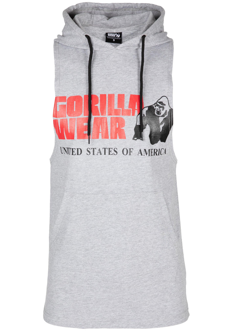Load image into Gallery viewer, Gorilla Wear - Rogers Hooded Tank Top - Gray Melange