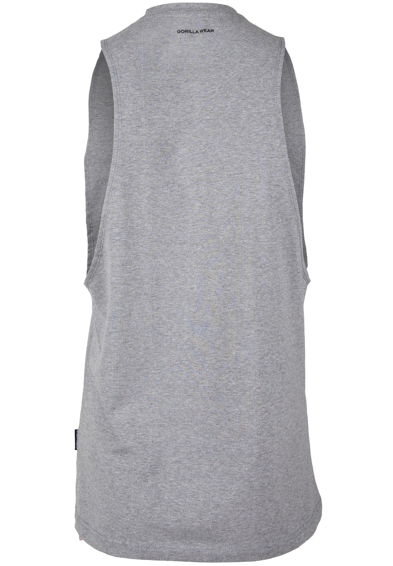 Load image into Gallery viewer, Gorilla Wear - Cisco Drop Armhole Tank Top - Gray/Black