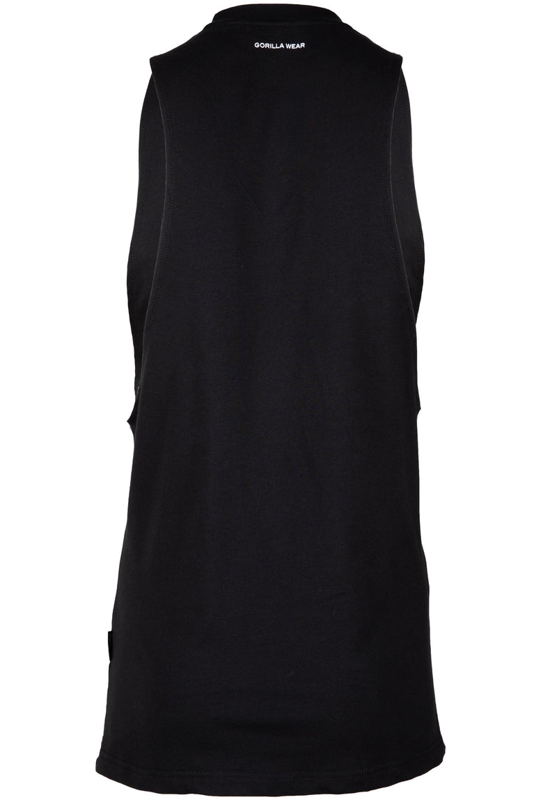 Load image into Gallery viewer, Gorilla Wear - Cisco Drop Armhole Tank Top - Black/White