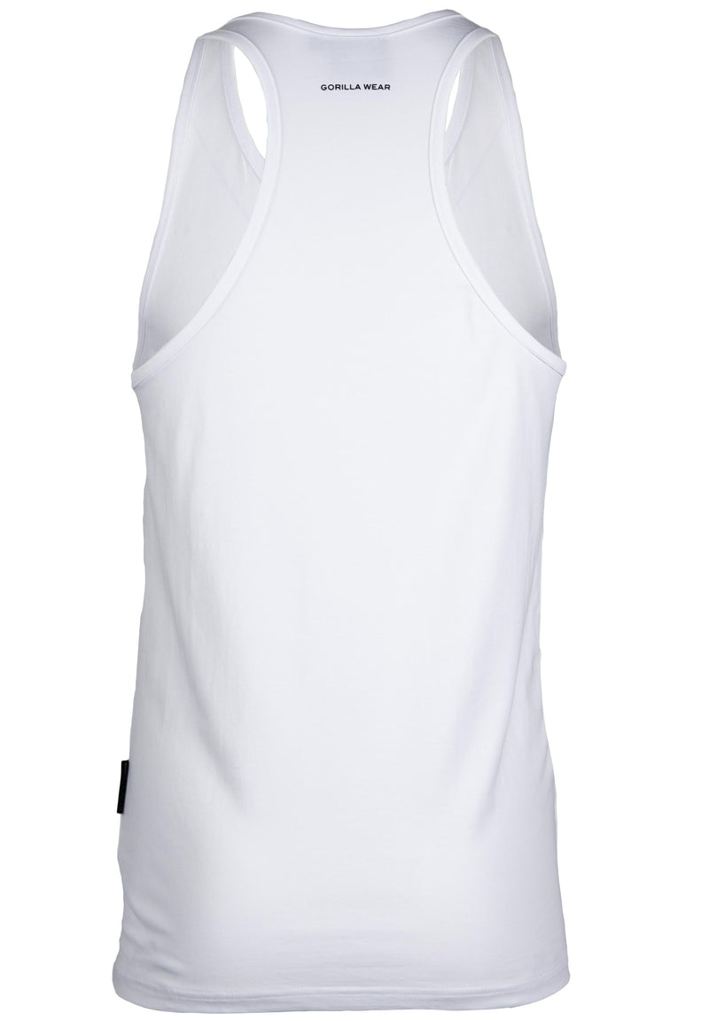 Load image into Gallery viewer, Gorilla Wear - Carter Stretch Tank Top - White