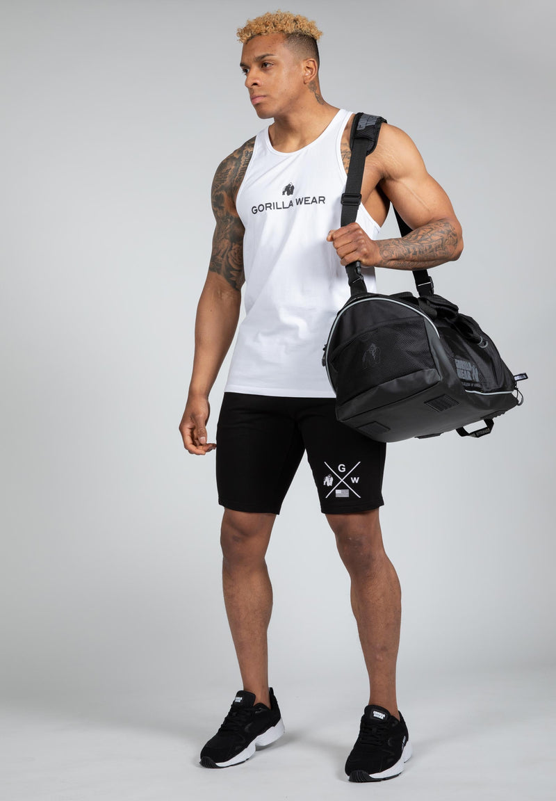 Load image into Gallery viewer, Gorilla Wear - Carter Stretch Tank Top - White
