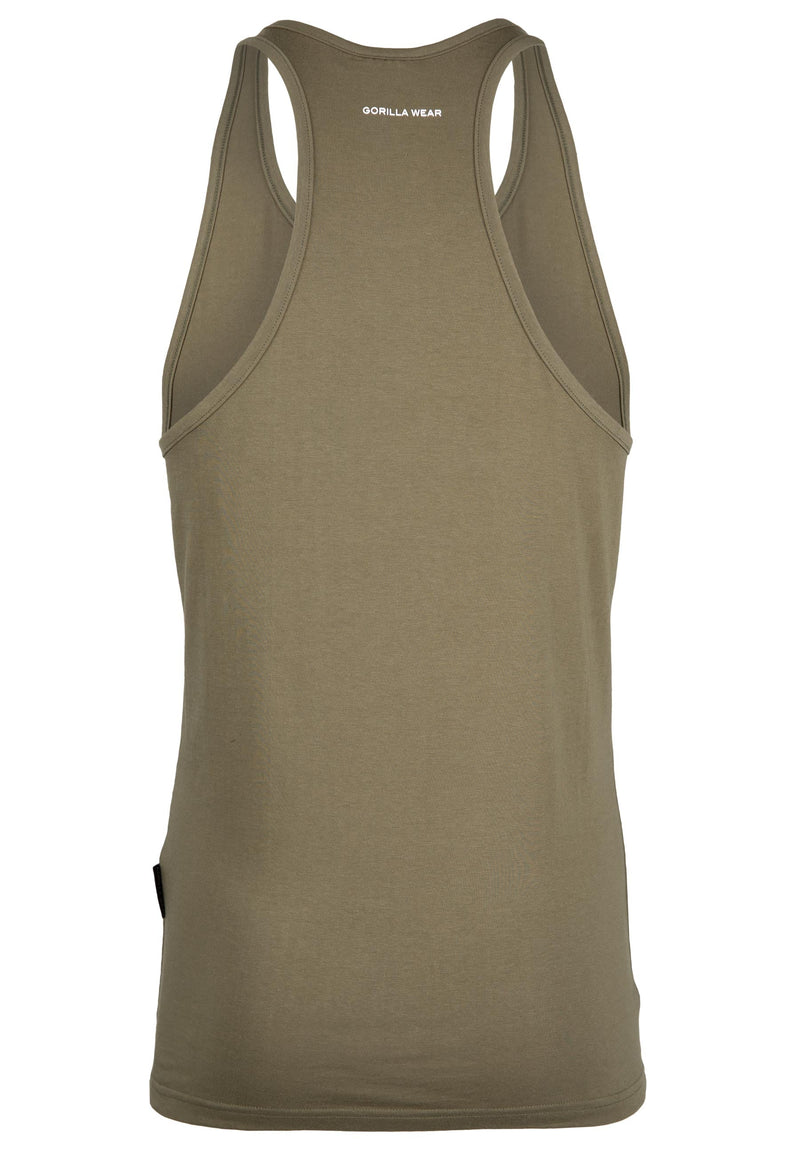 Load image into Gallery viewer, Gorilla Wear - Carter Stretch Tank Top - Army Green