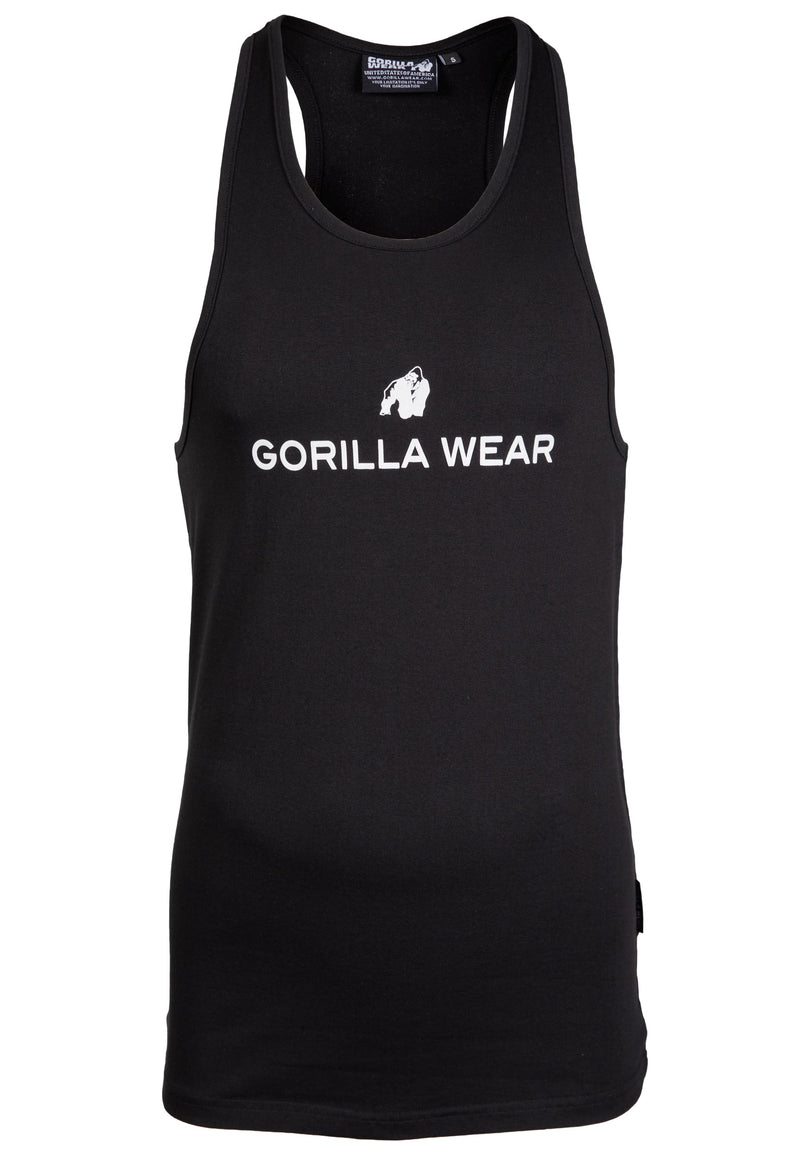 Load image into Gallery viewer, Gorilla Wear - Carter Stretch Tank Top - Black