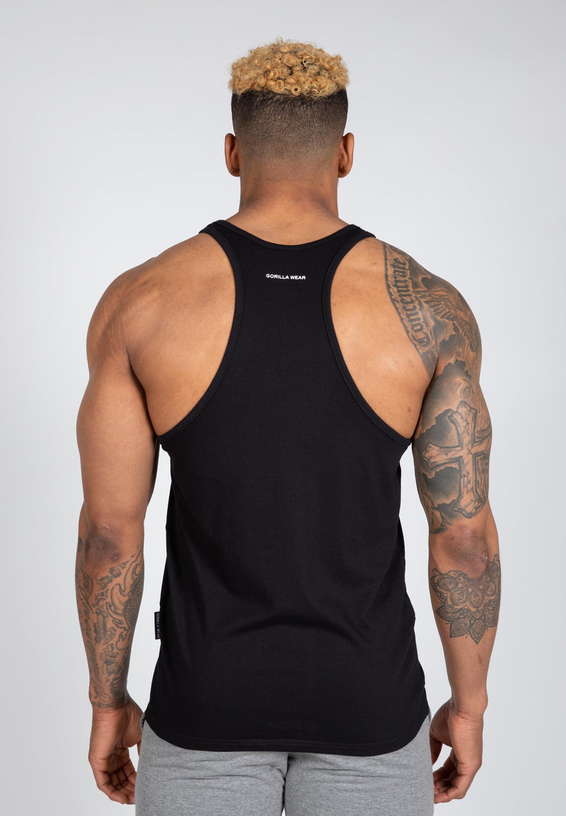 Load image into Gallery viewer, Gorilla Wear - Carter Stretch Tank Top - Black