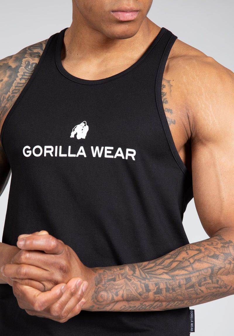 Load image into Gallery viewer, Gorilla Wear - Carter Stretch Tank Top - Black