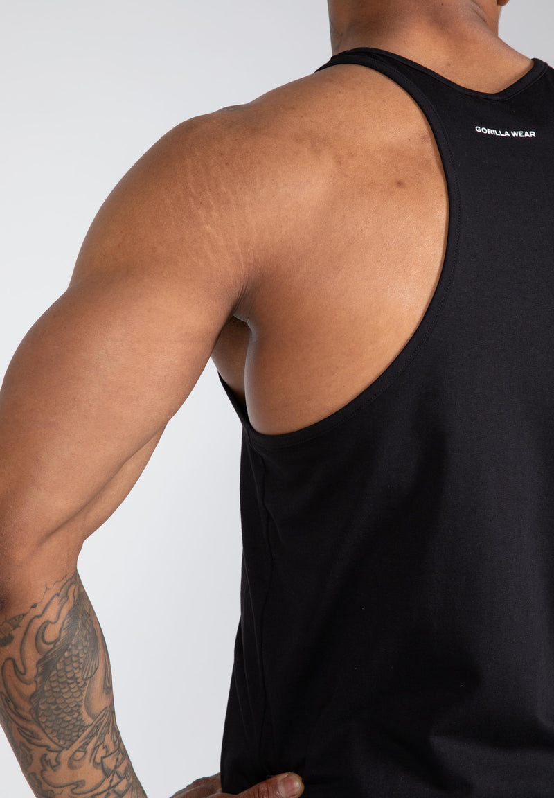 Load image into Gallery viewer, Gorilla Wear - Carter Stretch Tank Top - Black