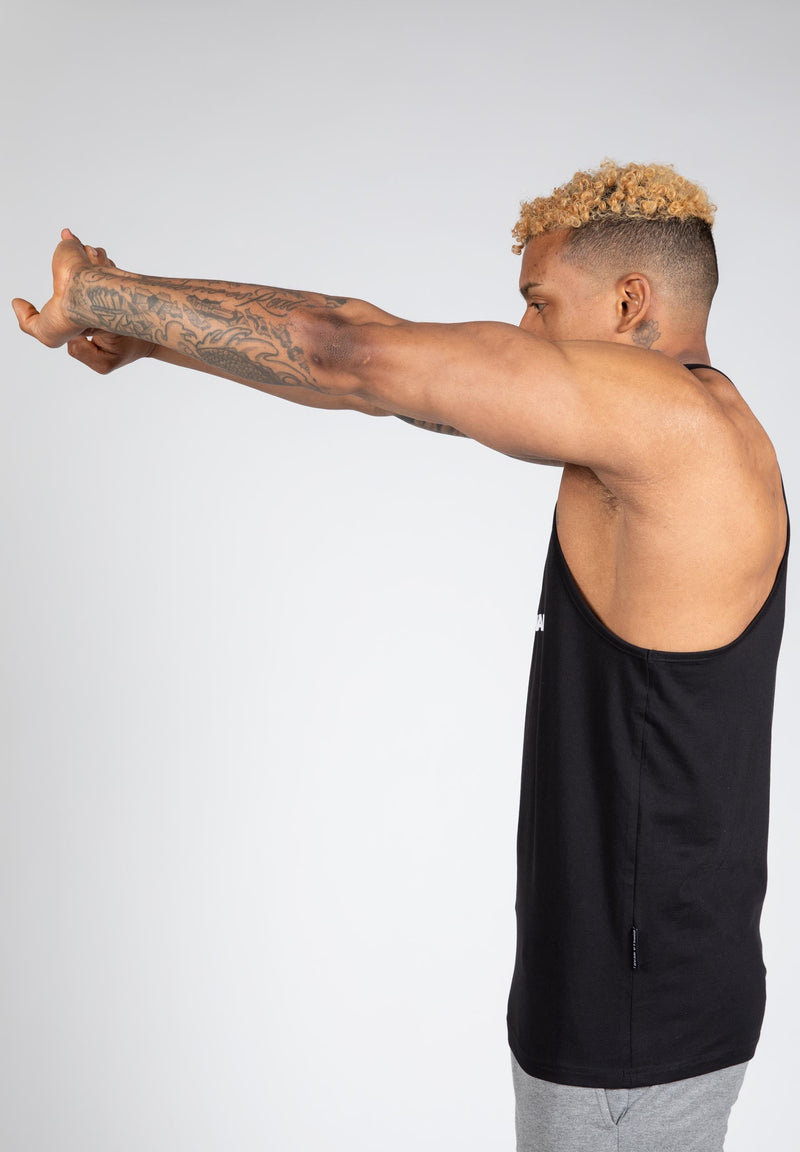 Load image into Gallery viewer, Gorilla Wear - Carter Stretch Tank Top - Black