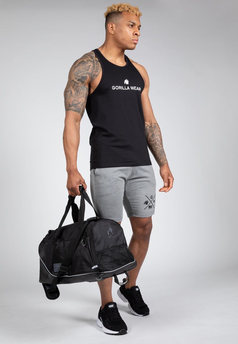 Load image into Gallery viewer, Gorilla Wear - Carter Stretch Tank Top - Black
