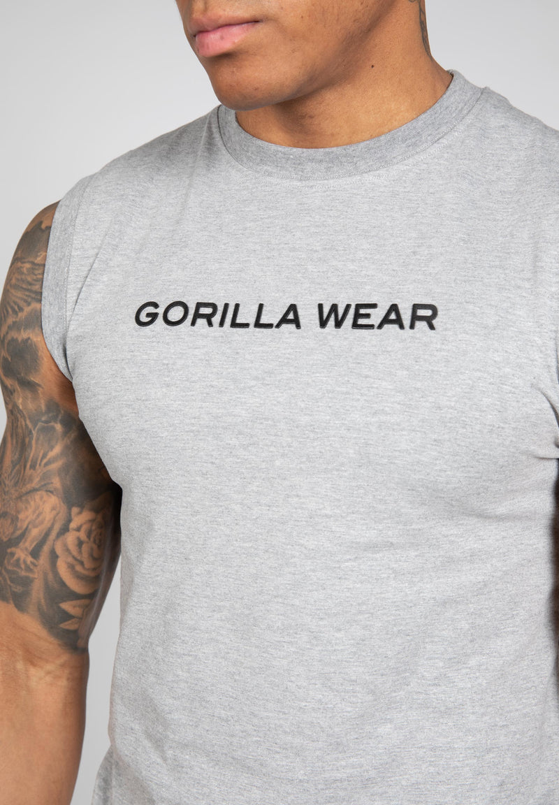 Load image into Gallery viewer, Gorilla Wear - Sorrento Sleeveless T-Shirt - Gray