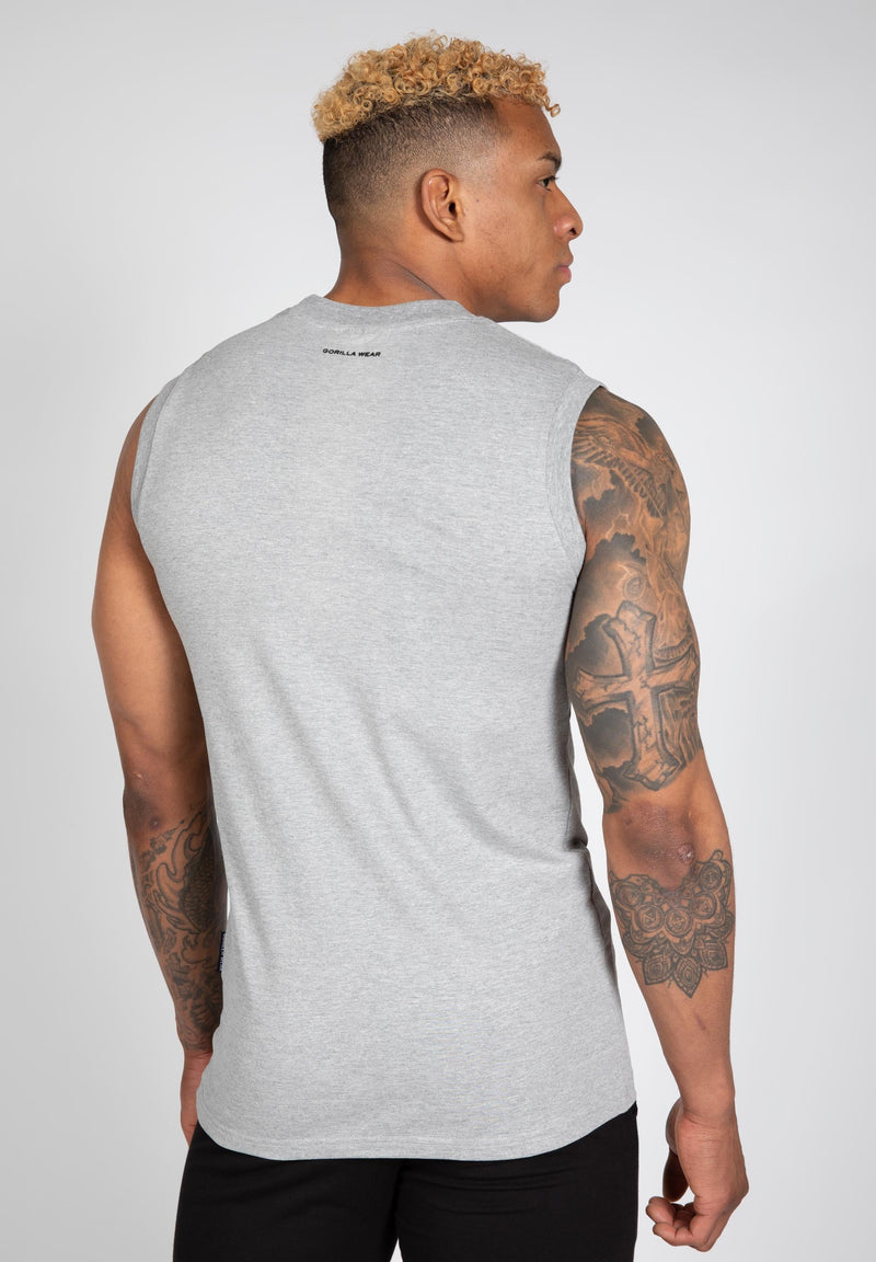 Load image into Gallery viewer, Gorilla Wear - Sorrento Sleeveless T-Shirt - Gray