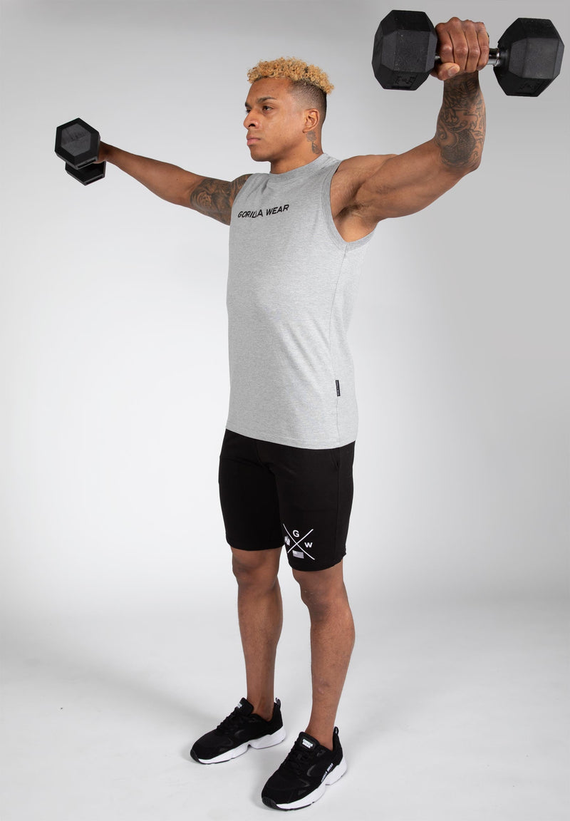 Load image into Gallery viewer, Gorilla Wear - Sorrento Sleeveless T-Shirt - Gray