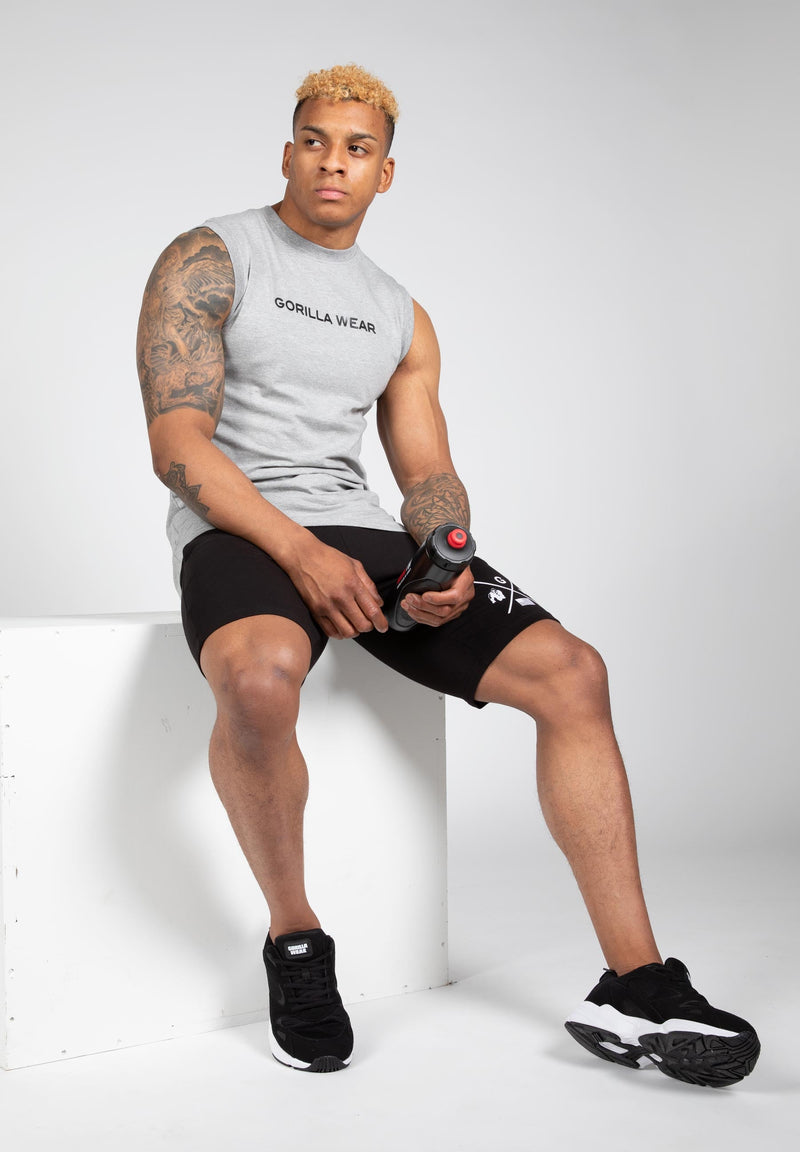Load image into Gallery viewer, Gorilla Wear - Sorrento Sleeveless T-Shirt - Gray