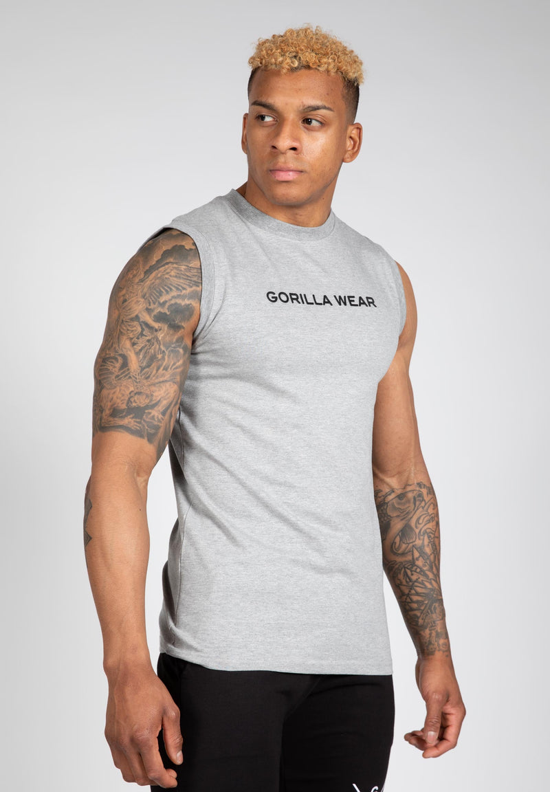 Load image into Gallery viewer, Gorilla Wear - Sorrento Sleeveless T-Shirt - Gray