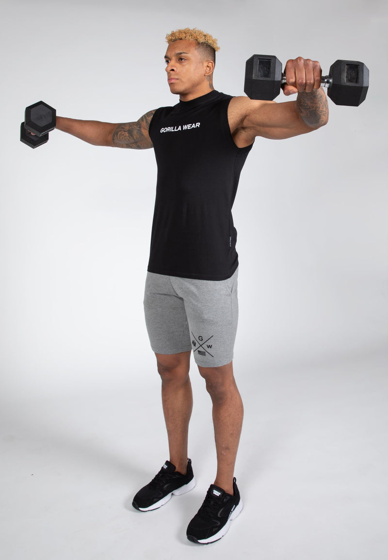 Load image into Gallery viewer, Gorilla Wear - Sorrento Sleeveless T-Shirt - Black