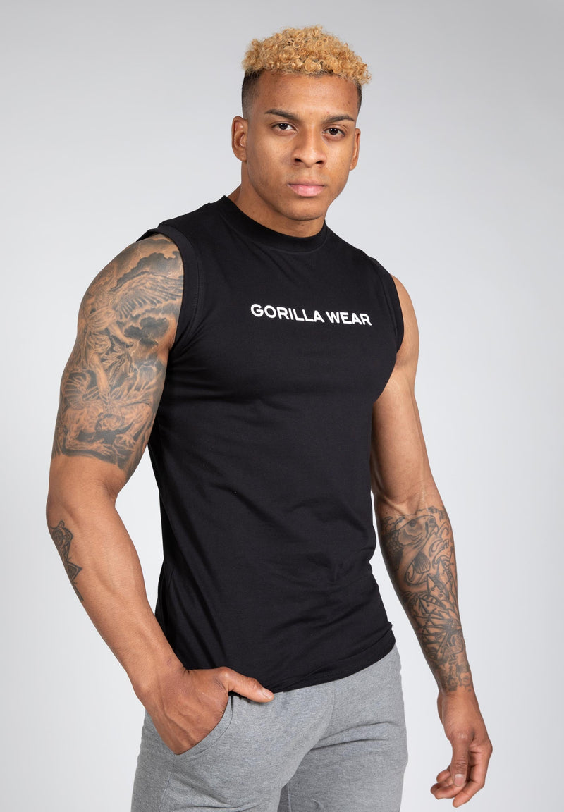 Load image into Gallery viewer, Gorilla Wear - Sorrento Sleeveless T-Shirt - Black