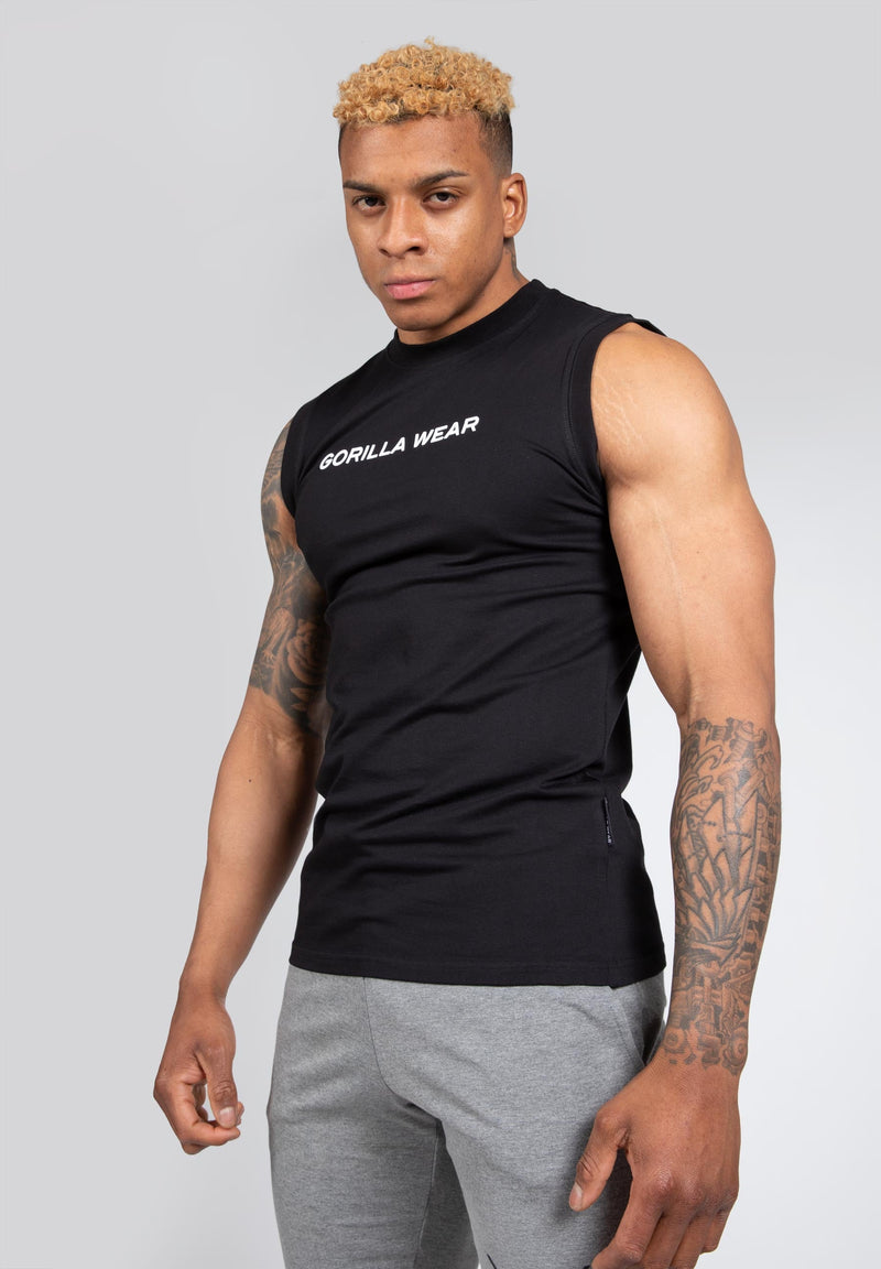 Load image into Gallery viewer, Gorilla Wear - Sorrento Sleeveless T-Shirt - Black