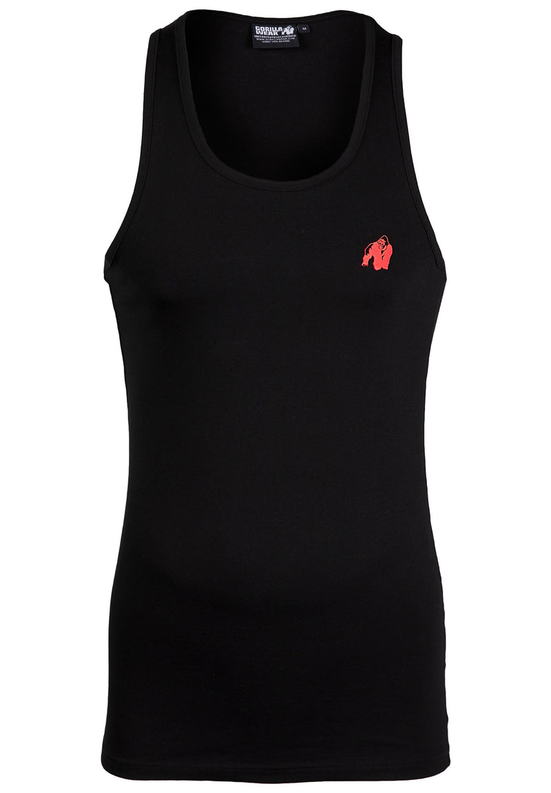 Load image into Gallery viewer, Gorilla Wear - Adams Stretch Tank Top - Black