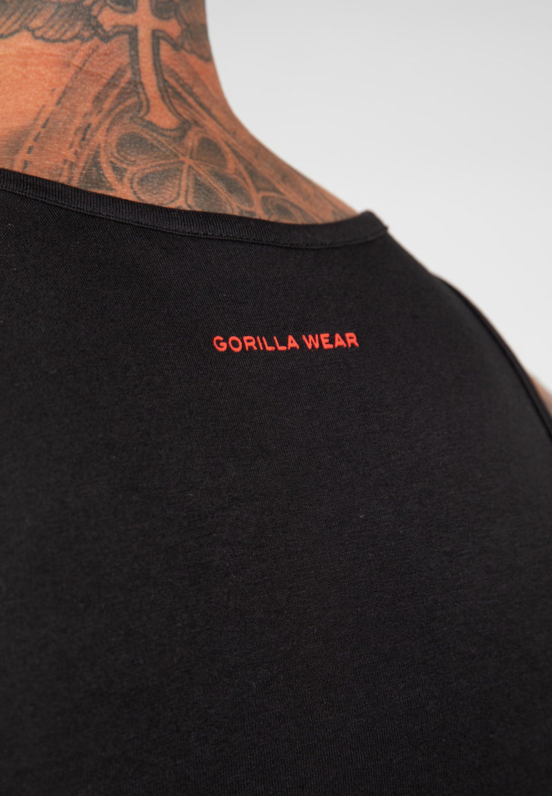 Load image into Gallery viewer, Gorilla Wear - Adams Stretch Tank Top - Black