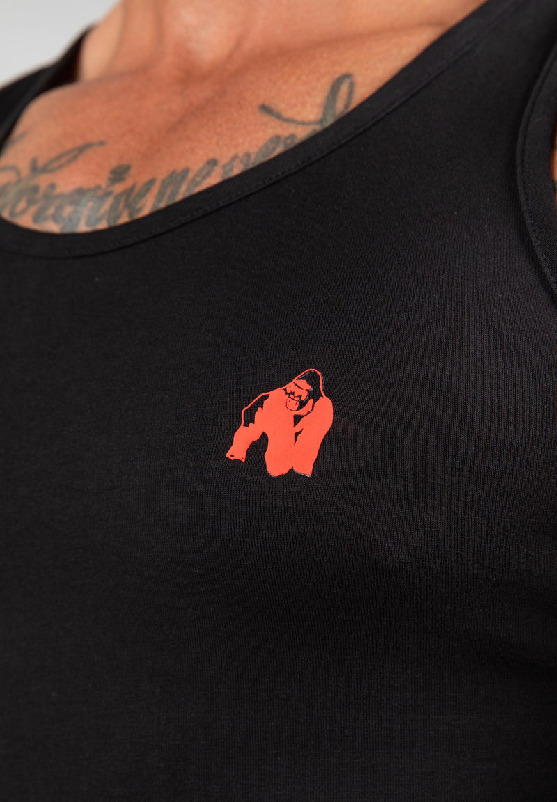 Load image into Gallery viewer, Gorilla Wear - Adams Stretch Tank Top - Black