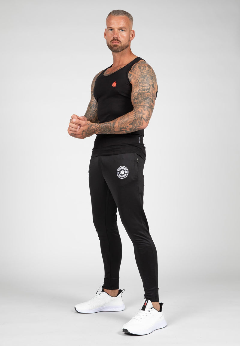 Load image into Gallery viewer, Gorilla Wear - Adams Stretch Tank Top - Black