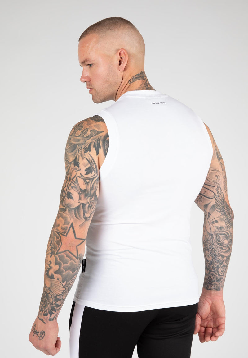 Load image into Gallery viewer, Gorilla Wear - Tulsa Tank Top - White