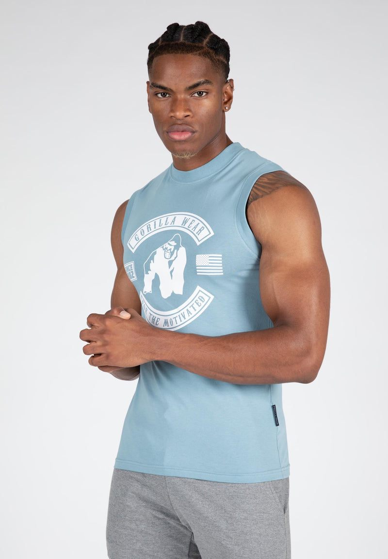 Load image into Gallery viewer, Gorilla Wear - Tulsa tank top - blue