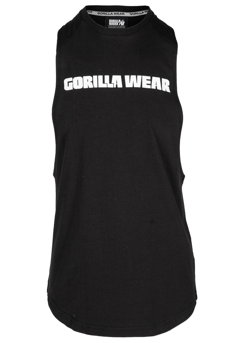 Load image into Gallery viewer, Gorilla Wear - Milo Drop Armhole Tank Top - Black