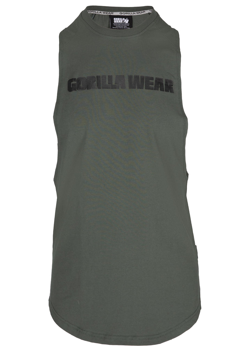 Load image into Gallery viewer, Gorilla Wear - Milo Drop Armhole Tank Top - Green