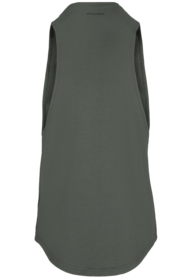 Load image into Gallery viewer, Gorilla Wear - Milo Drop Armhole Tank Top - Green