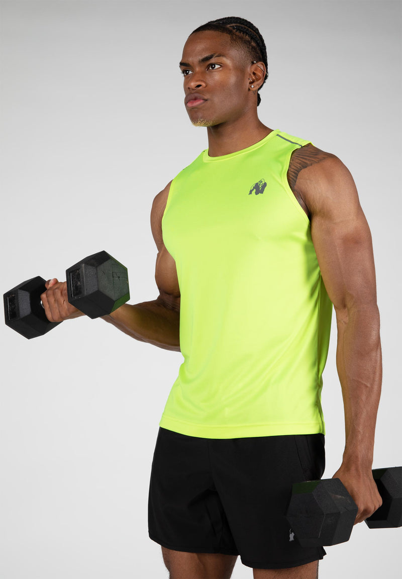 Load image into Gallery viewer, Gorilla Wear - Washington Tank Top - Neon Yellow