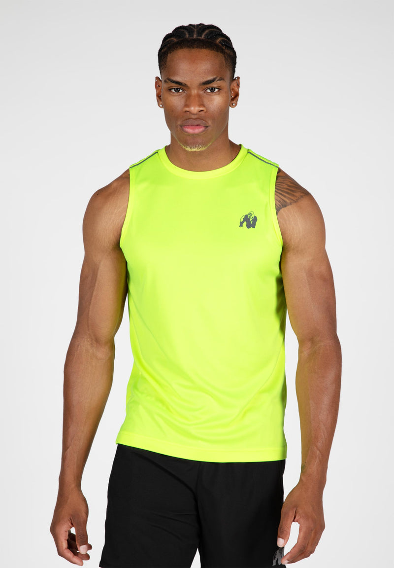 Load image into Gallery viewer, Gorilla Wear - Washington Tank Top - Neon Yellow