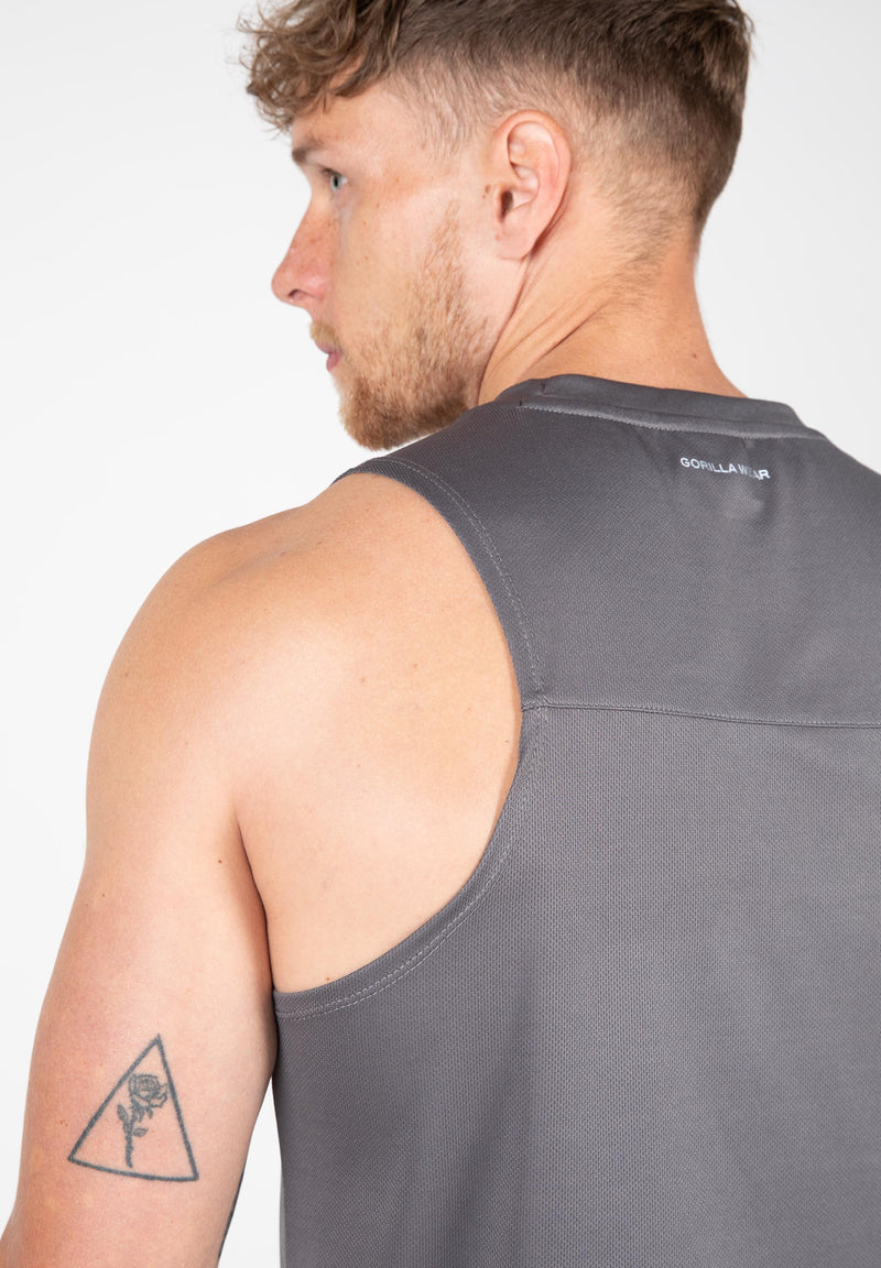 Load image into Gallery viewer, Gorilla Wear - Washington Tank Top - Gray - Short Sleeve