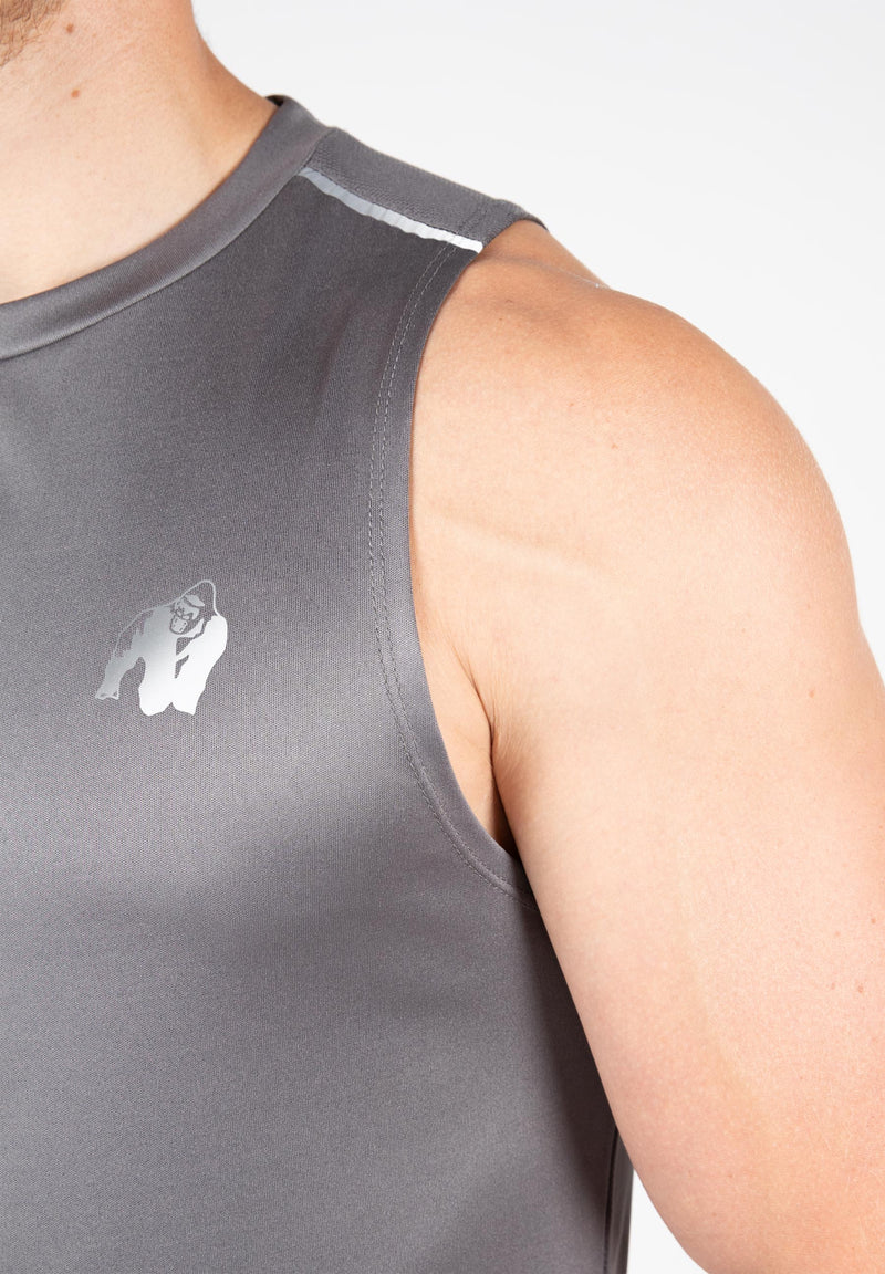 Load image into Gallery viewer, Gorilla Wear - Washington Tank Top - Gray - Short Sleeve