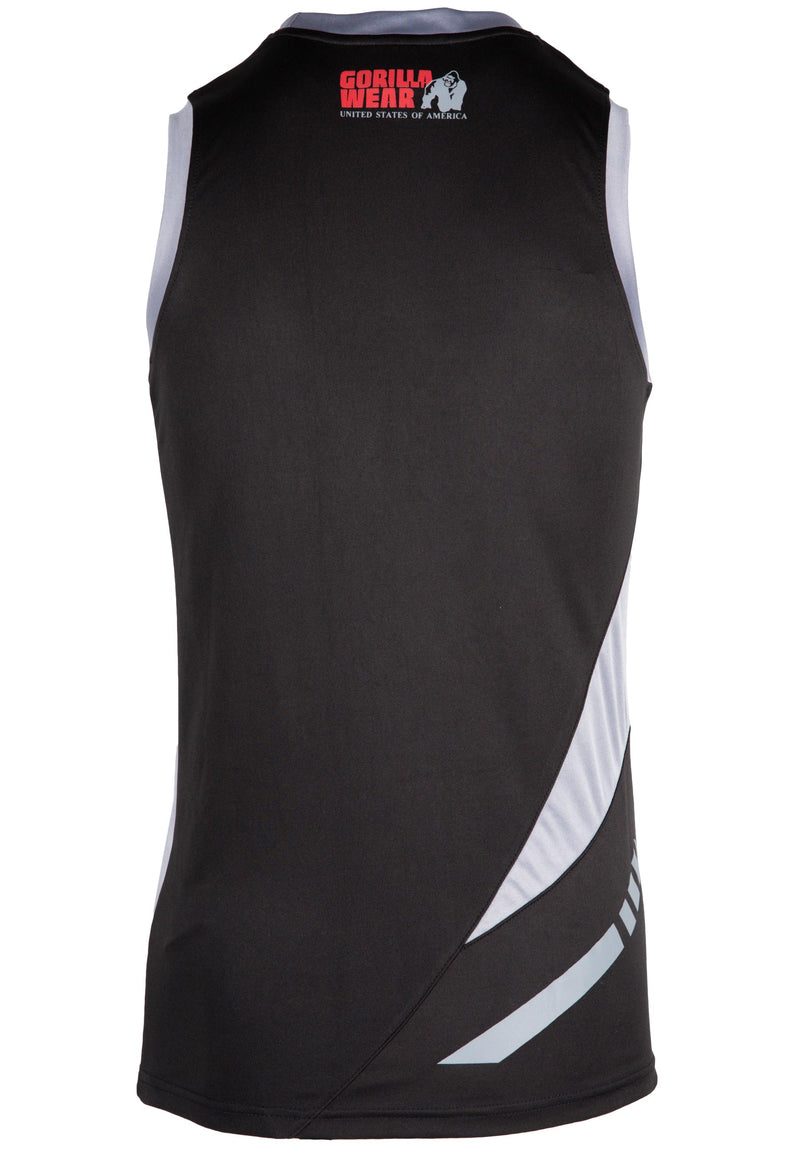 Load image into Gallery viewer, Gorilla Wear - Hornell Tank Top - Black/Gray - Unisex - Short Sleeve