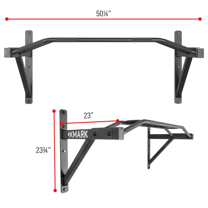 Load image into Gallery viewer, XMARK - Commercial Wall Mounted Multi Grip Pull Up Bar Ranked #1 Men's Health