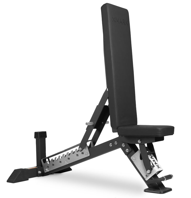 Load image into Gallery viewer, XMARK - Black Hawk Commercial Adjustable Weight Bench (Pre-assembled) - Adjustable Bench