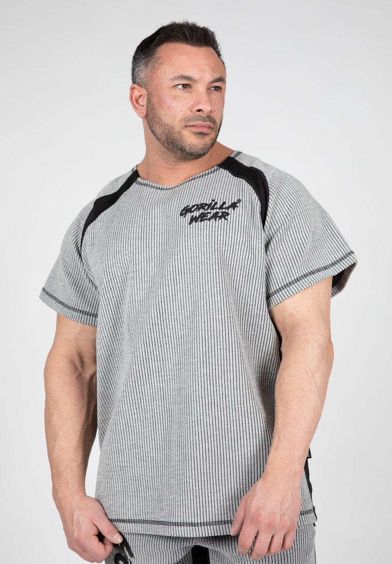 Load image into Gallery viewer, Gorilla Wear - Augustine Old School Workout Top - Gray