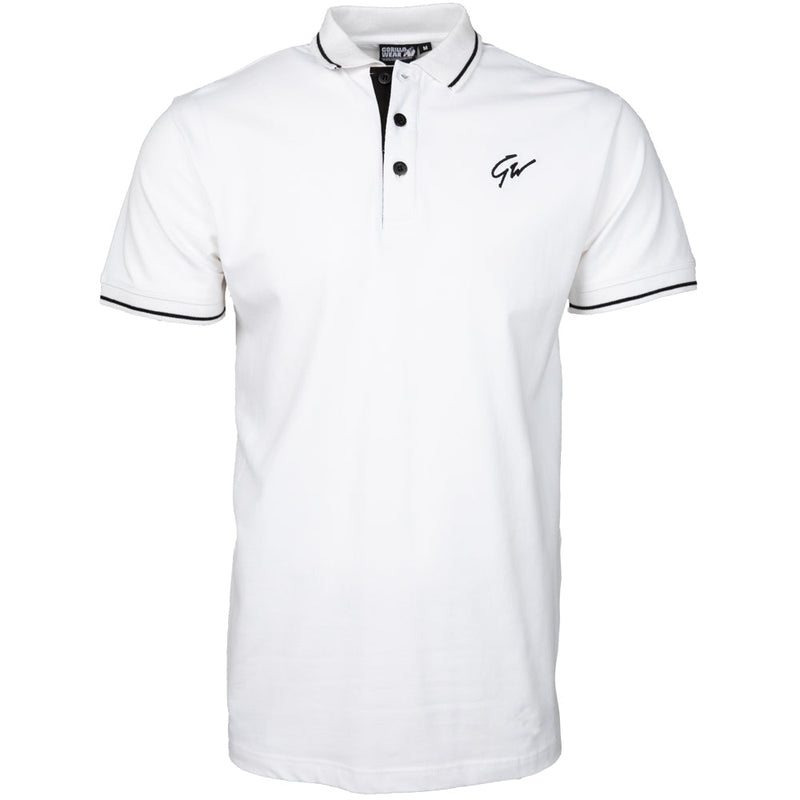 Load image into Gallery viewer, Gorilla Wear - Delano Polo - White/Black