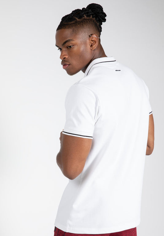 Gorilla Wear - Delano Polo - White/Black
