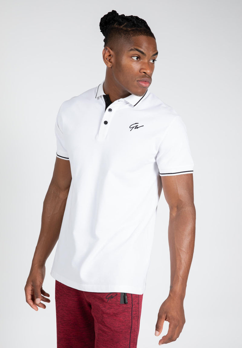 Load image into Gallery viewer, Gorilla Wear - Delano Polo - White/Black