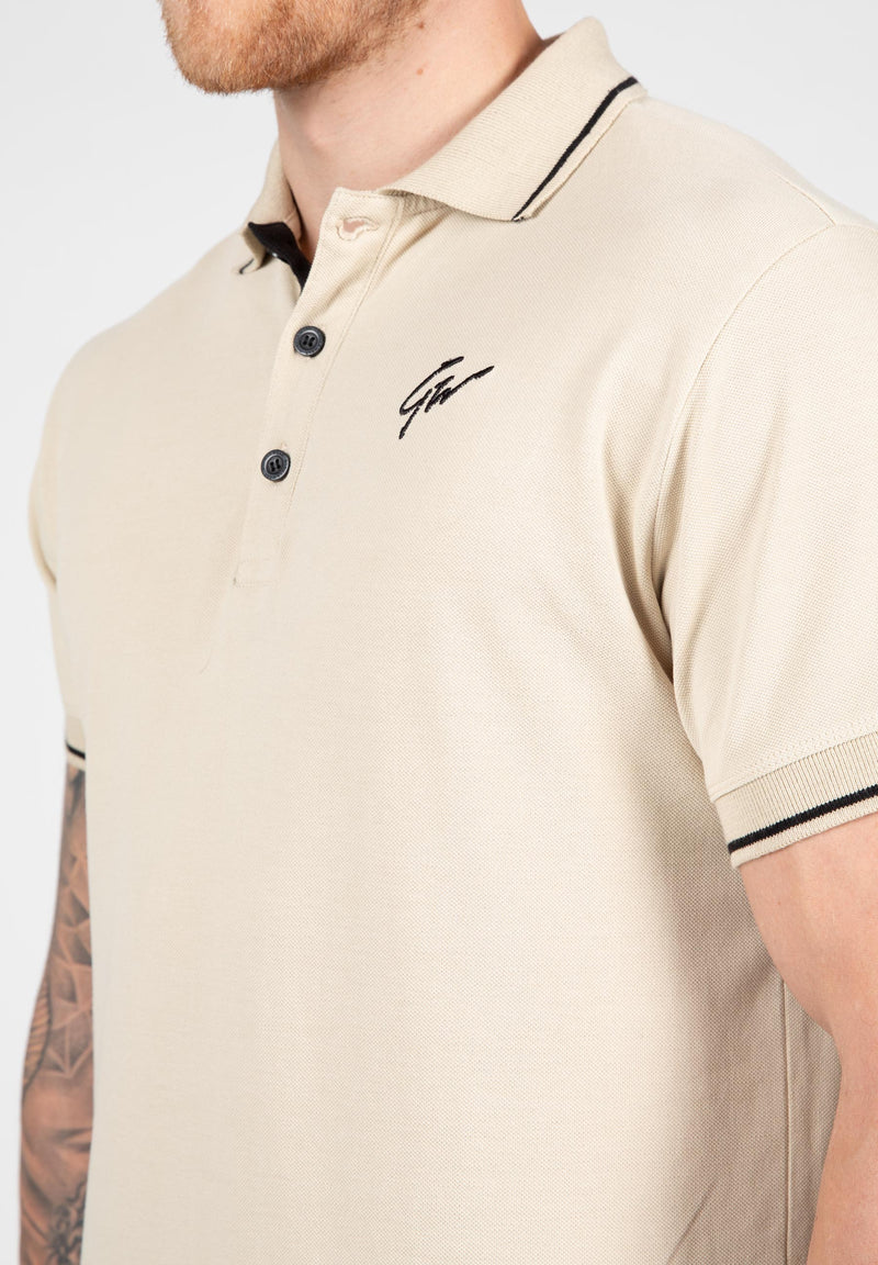 Load image into Gallery viewer, Gorilla Wear - Delano Polo - Beige/Black