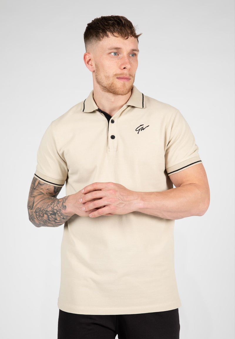 Load image into Gallery viewer, Gorilla Wear - Delano Polo - Beige/Black