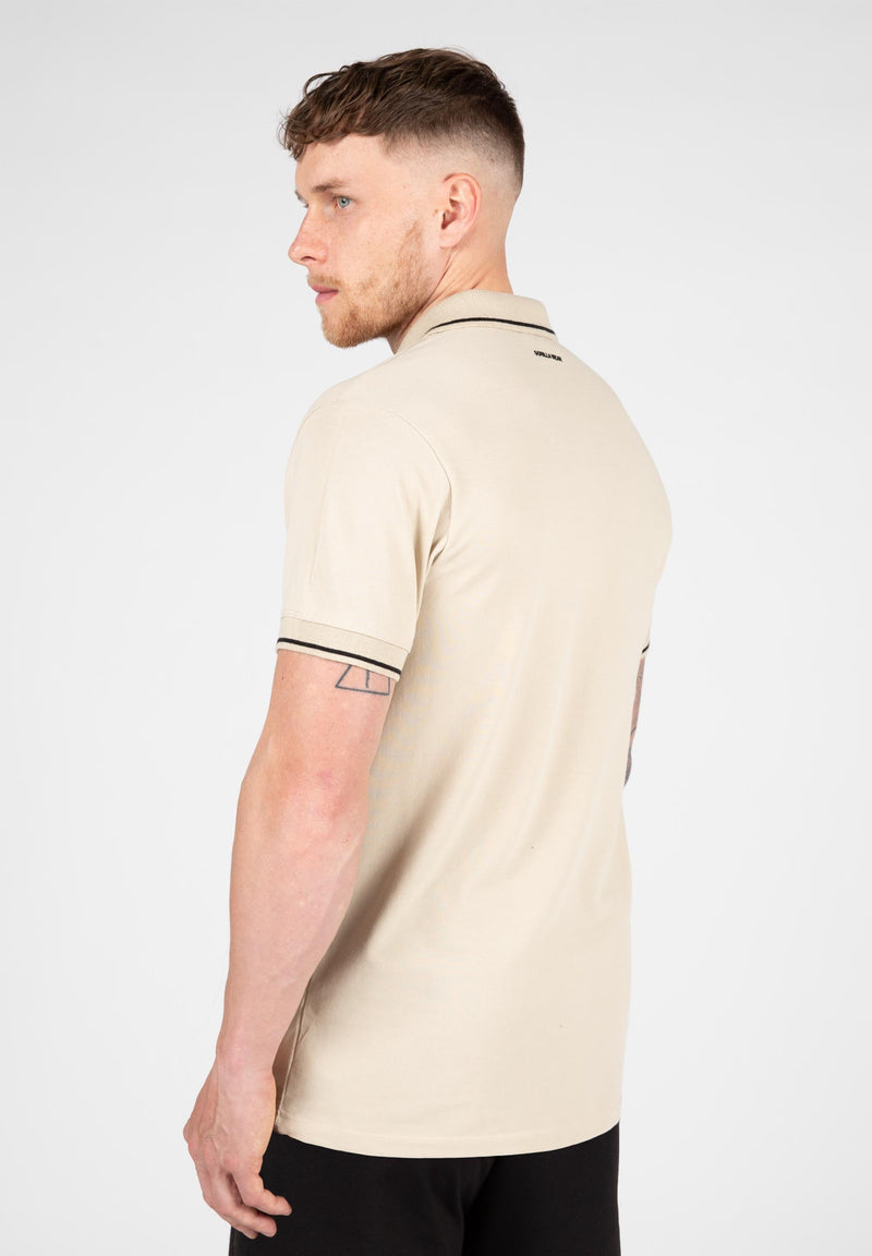 Load image into Gallery viewer, Gorilla Wear - Delano Polo - Beige/Black