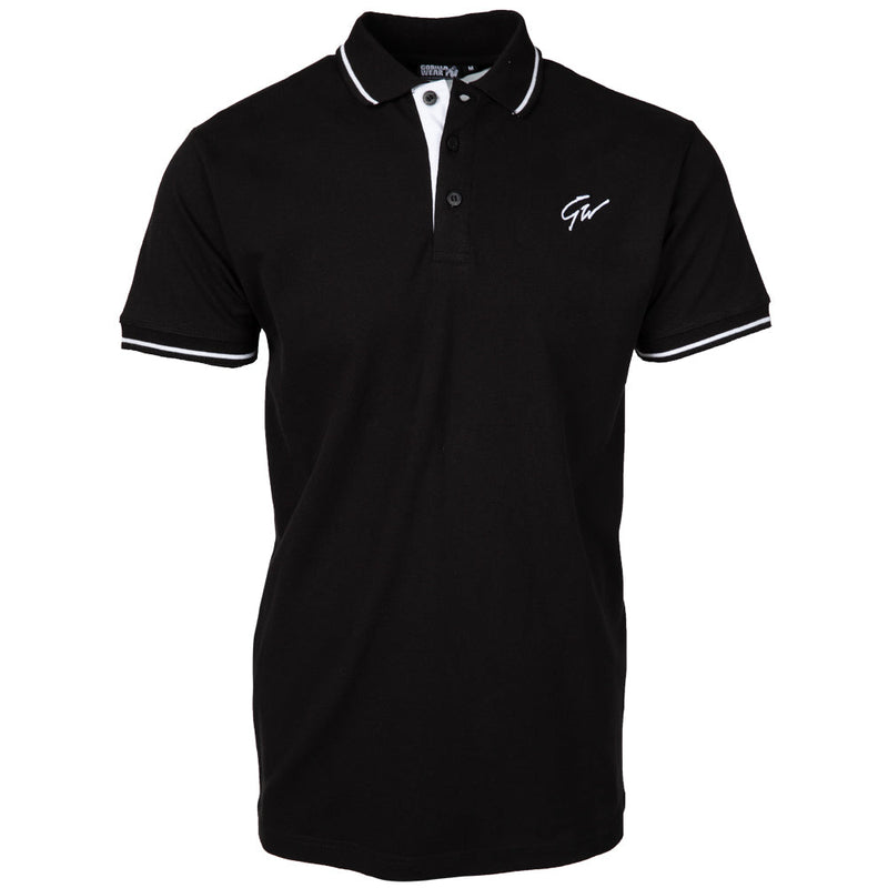 Load image into Gallery viewer, Gorilla Wear - Delano Polo - Black/White
