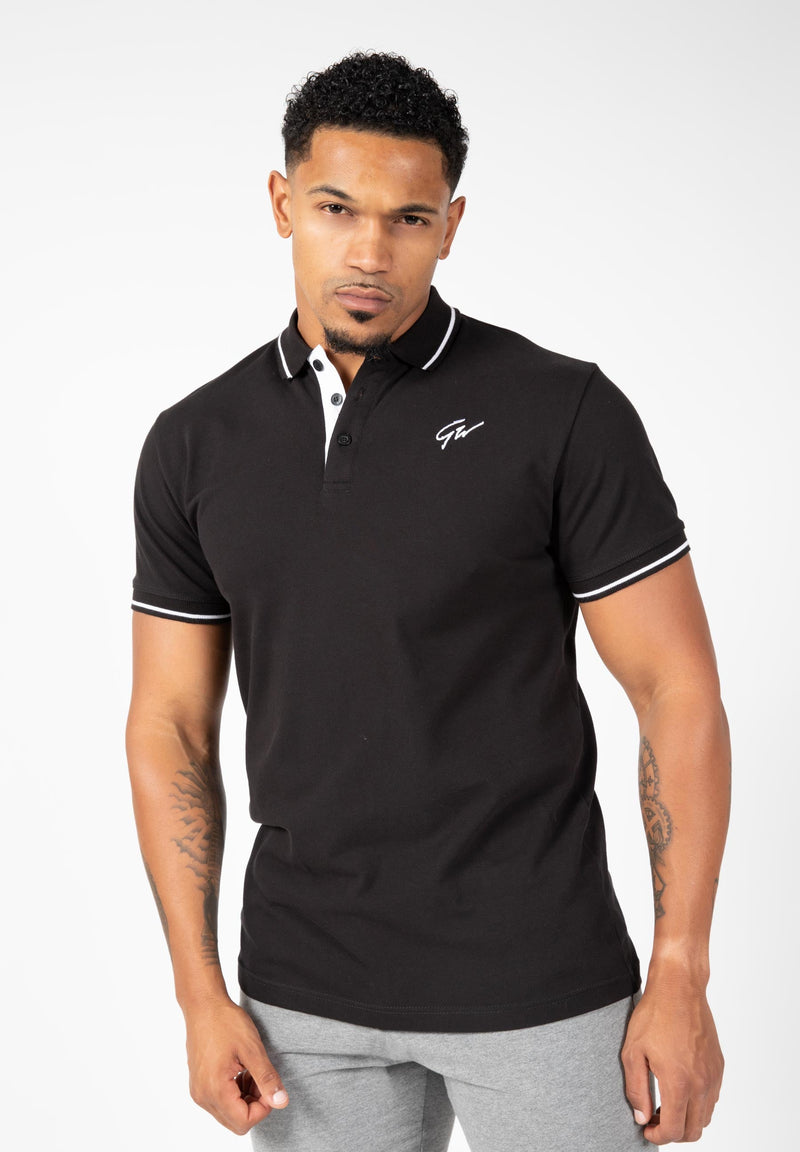 Load image into Gallery viewer, Gorilla Wear - Delano Polo - Black/White