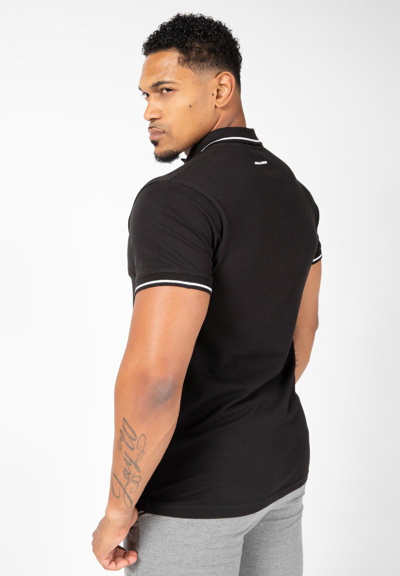 Load image into Gallery viewer, Gorilla Wear - Delano Polo - Black/White